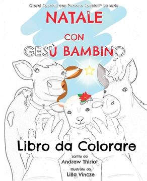 portada Natale con Gesù Bambino: Libro da Colorare (in Italian)