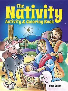 portada the nativity activity and coloring book (en Inglés)