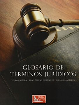 portada glosario de terminos juridicos