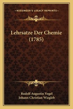 portada Lehrsatze Der Chemie (1785) (in German)