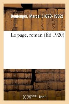 portada Le page, roman (in French)