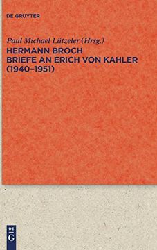 portada Briefe an Erich von Kahler (1940-1951) (in German)