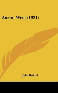 portada aaron west (1921) (en Inglés)