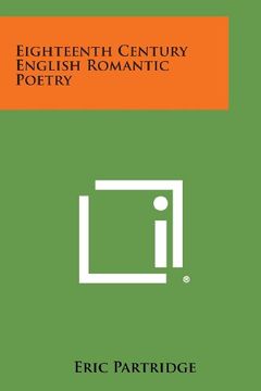 portada Eighteenth Century English Romantic Poetry