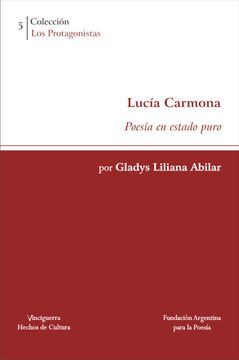 portada Lucía Carmona. Poesía en Estado Puro