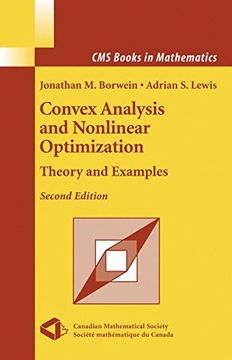 portada Convex Analysis and Nonlinear Optimization: Theory and Examples (Cms Books in Mathematics) (en Inglés)