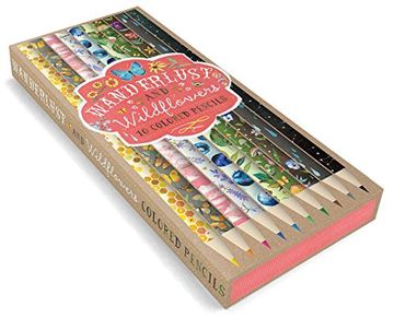 portada Wanderlust and Wildflowers: 10 Colored Pencils (in English)