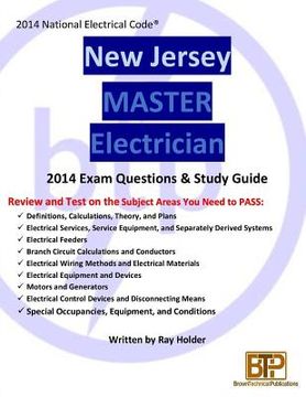 portada New Jersey 2014 Master Electrician Study Guide (en Inglés)