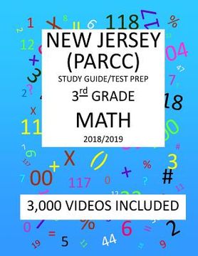 portada 3RD Grade NEW JERSEY PARCC, 2019 MATH, Test Prep: 3rd Grade NEW JERSEY PARTNERSHIP for ASSESSMENT of READINESS for COLLEGE and CAREERS 2019 MATH Test (en Inglés)