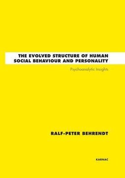 portada the evolved structure of human social behaviour and personality