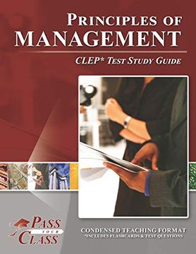 portada Principles of Management Clep Test Study Guide (en Inglés)