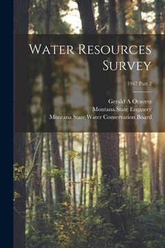 portada Water Resources Survey; 1947 Part 2 (en Inglés)