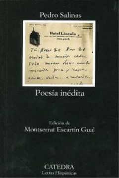 portada Poesía Inédita (Letras Hispánicas) (in Spanish)