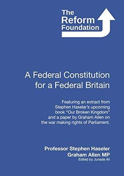 portada A Federal Constitution for a Federal Britain (en Inglés)