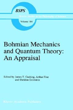 portada bohmian mechanics and quantum theory: an appraisal (en Inglés)