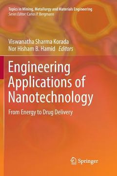 portada Engineering Applications of Nanotechnology: From Energy to Drug Delivery (en Inglés)