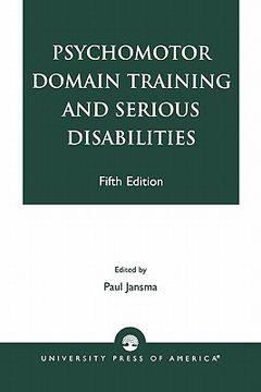portada psychomotor domain training and serious disabilities (en Inglés)