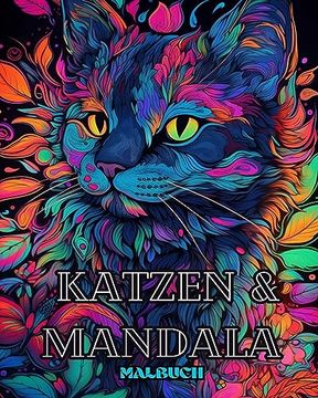 portada Katzen mit Mandalas - Malbuch für Erwachsene. Wunderschöne Malvorlagen: für Erwachsene Entspannung und Stressabbau (en Alemán)