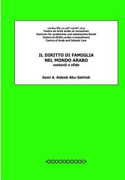 portada Il Diritto Di Famiglia Nel Mondo Arabo: Costanti E Sfide (en Italiano)