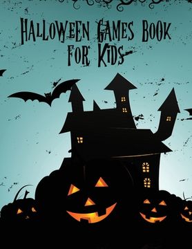 portada Halloween Games Book For Kids: For Kids Holiday Matching Word Scrambles (en Inglés)