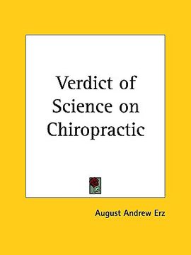 portada verdict of science on chiropractic (in English)