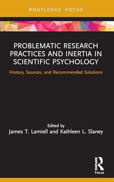 portada Problematic Research Practices and Inertia in Scientific Psychology (Advances in Theoretical and Philosophical Psychology) (en Inglés)