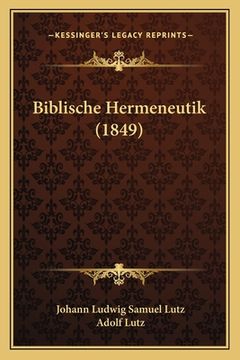 portada Biblische Hermeneutik (1849) (in German)