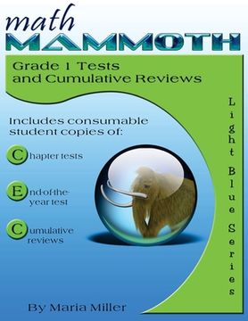 portada Math Mammoth Grade 1 Tests & Cumulative Reviews (in English)