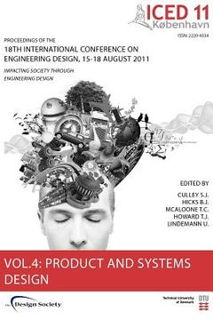 portada proceedings of iced11, vol. 4: product and systems design (en Inglés)