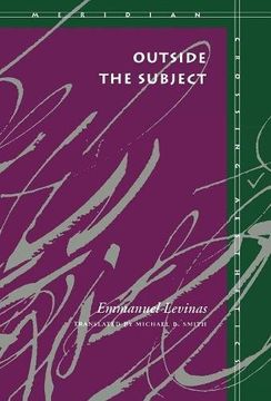 portada Outside the Subject (Meridian: Crossing Aesthetics) (en Inglés)