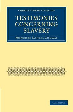 portada Testimonies Concerning Slavery (Cambridge Library Collection - Slavery and Abolition) (in English)