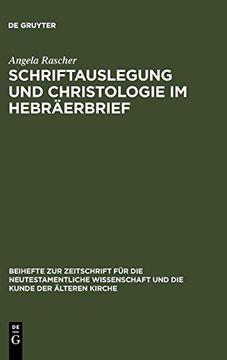 portada Schriftauslegung und Christologie im Hebraerbrief (en Alemán)
