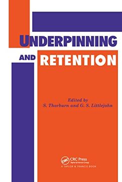 portada Underpinning and Retention (in English)
