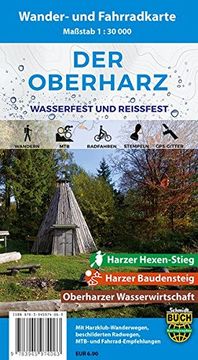 portada Der Oberharz Wander- und Fahrradkarte 1: 30 000 (en Alemán)