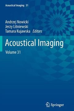 portada Acoustical Imaging: Volume 31 (en Inglés)