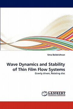 portada wave dynamics and stability of thin film flow systems