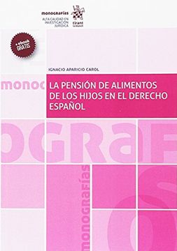 portada La Pensión de Alimentos de los Hijos en el Derecho Español