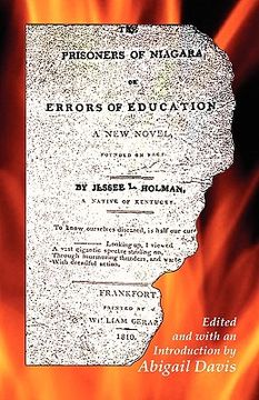 portada the prisoners of niagara, or errors of education (en Inglés)