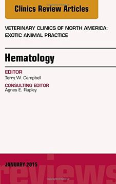 portada Hematology, An Issue of Veterinary Clinics of North America: Exotic Animal Practice, 1e (The Clinics: Veterinary Medicine)