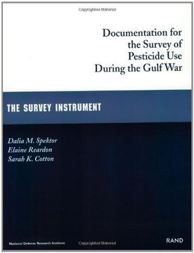 portada Documentation for the Survey of Pesticide use During the Gulf War: The Survey Instrument de Dalia m. Spektor(Rand Pubn)