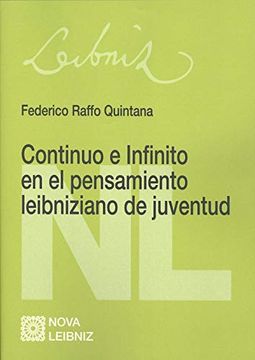 portada Continuo e Infinito en el Pensamiento Leibniziano de Juventud (in Spanish)