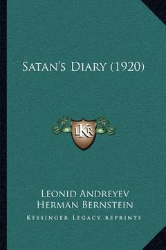 portada satan's diary (1920) (en Inglés)
