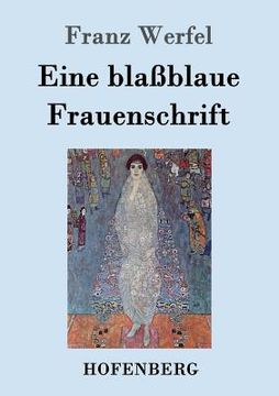 portada Eine blaßblaue Frauenschrift (en Alemán)