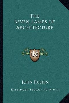 portada the seven lamps of architecture (en Inglés)