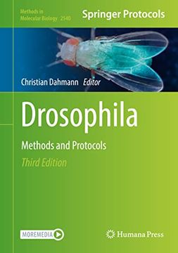 portada Drosophila: Methods and Protocols (Methods in Molecular Biology, 2540) (en Inglés)