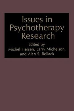 portada Issues in Psychotherapy Research