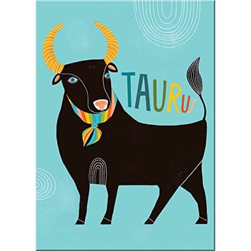 portada Lisa Congdon for em & Friends Taurus Zodiac Magnet