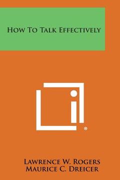 portada How to Talk Effectively