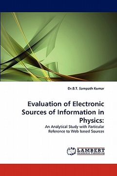 portada evaluation of electronic sources of information in physics (in English)