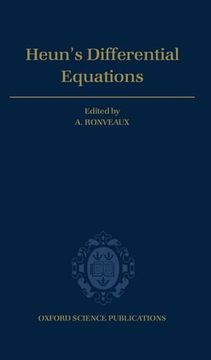 portada Heun's Differential Equations (Oxford Science Publications) (in English)